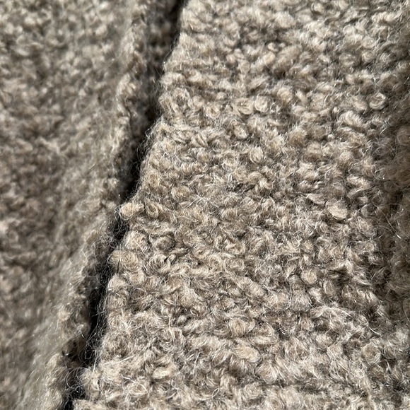 LO. RI. Sweater Made in Italy cropped style bolero shrug open front - Picture 4 of 12